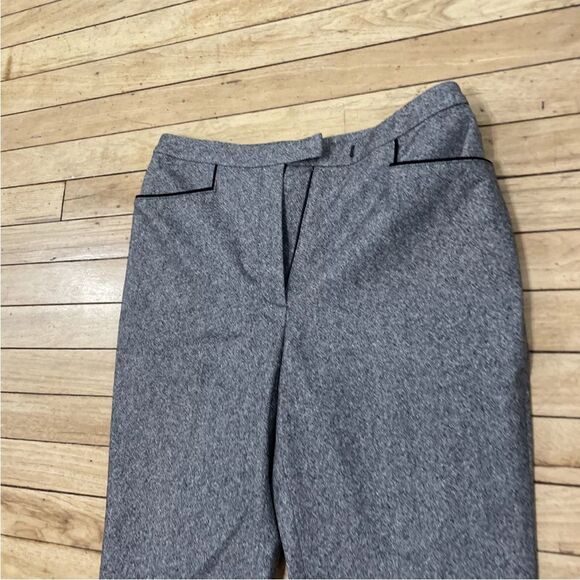 ANN TAYLOR Stretch Gray Wool Tweed Dress Pants Womens 6 Pro Office Career VTG 6 - Picture 8 of 16
